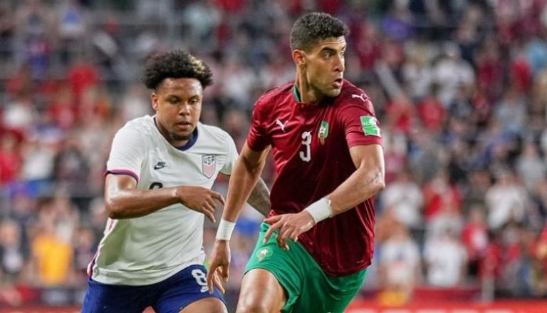  آدم ماسينا مدافع منتخب المغرب