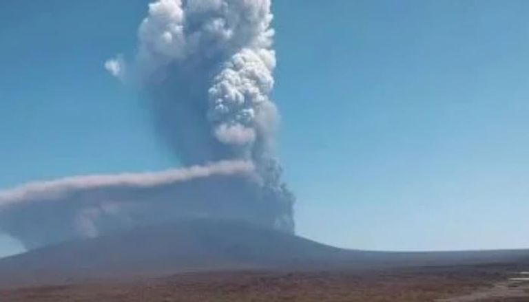 البركان هايلي غوبي في إثيوبيا 