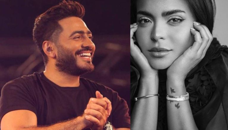 تفاصيل إعلان تامر حسني وأسماء جلال الجديد تفاصيل إعلان تامر حسني وأسماء جلال الجديد