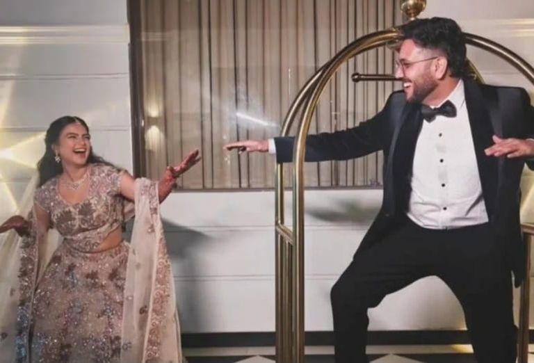 زفاف نيترا مانتينا وفامسي غاديراجو