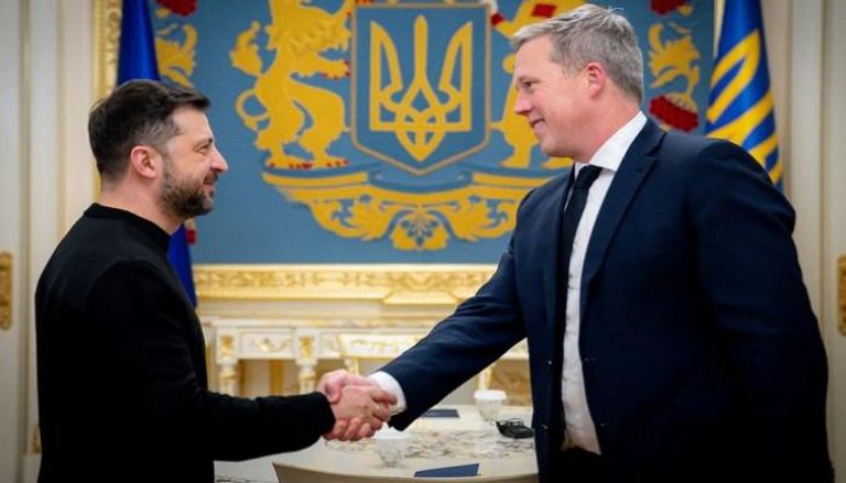 دريسكول يلتقي زيلينسكي