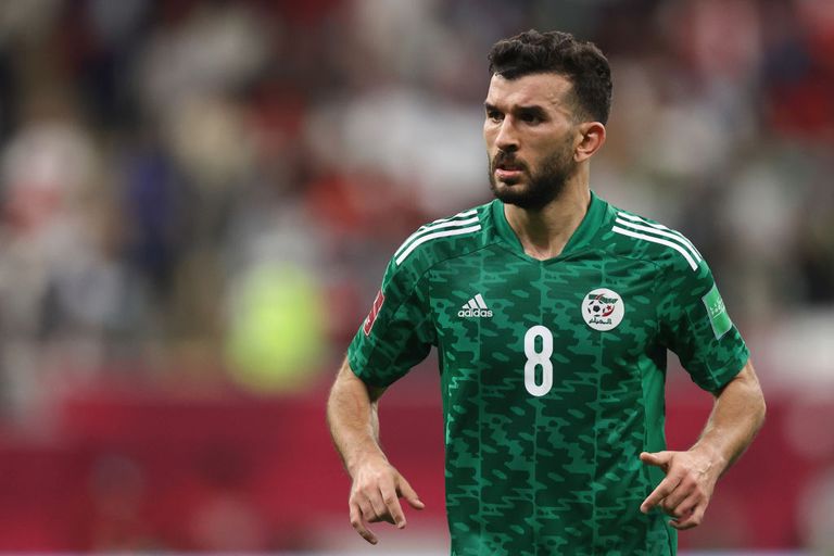 أمير سعيود منتخب رديف الجزائر حامل لقب كأس العرب