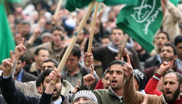 مظاهرة سابقة لجماعة الإخوان 