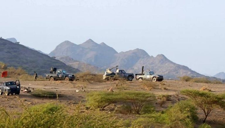 جانب من الحملة الأمنية في جبال الوازعية - أرشيفية