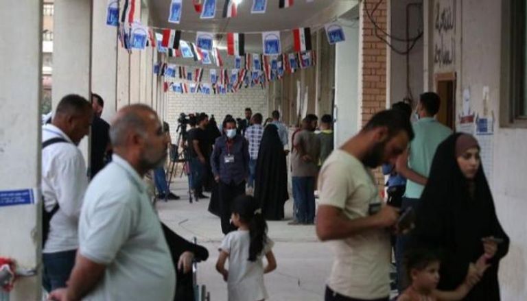 جانب من التصويت في انتخابات العراق
