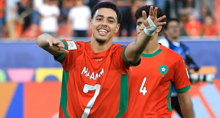 عثمان معما عثمان معما نجم منتخب المغرب للشباب
