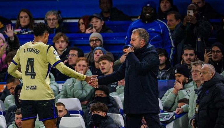 هانز فليك مدرب برشلونة