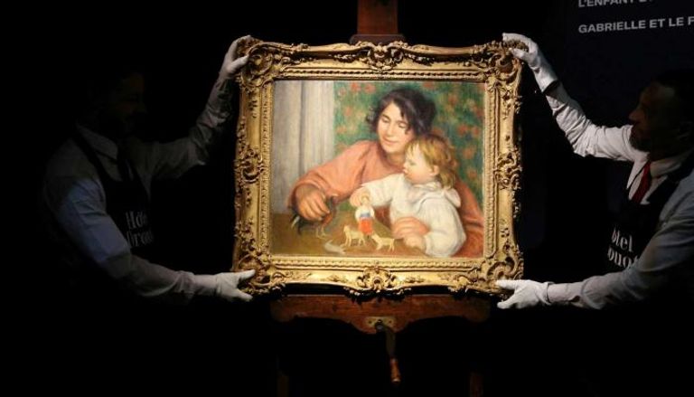 لوحة "الطفل وألعابه"