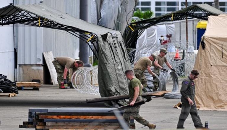 جنود أمريكيون في قاعدة ببورتوريكو