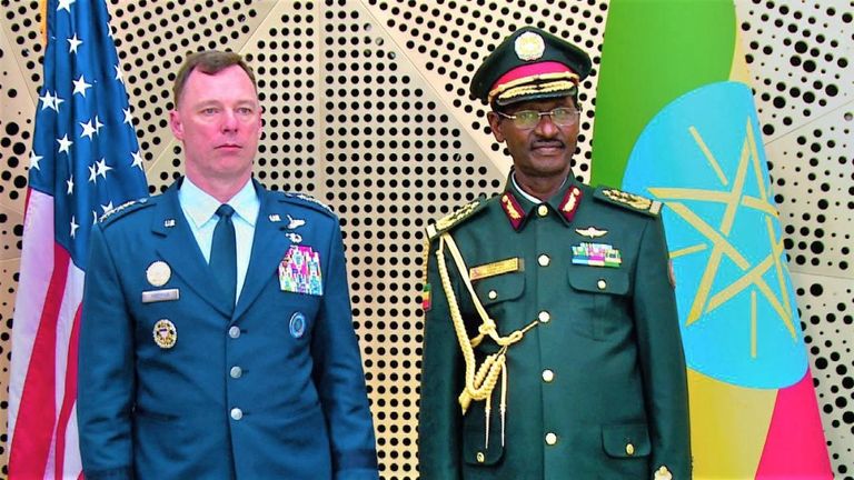 رئيس أرض الصومال يستقبل قائد القيادة الأمريكية في أفريقيا