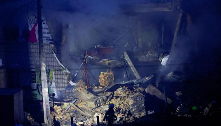 جانب من الهجمات الروسية على أوكرانيا