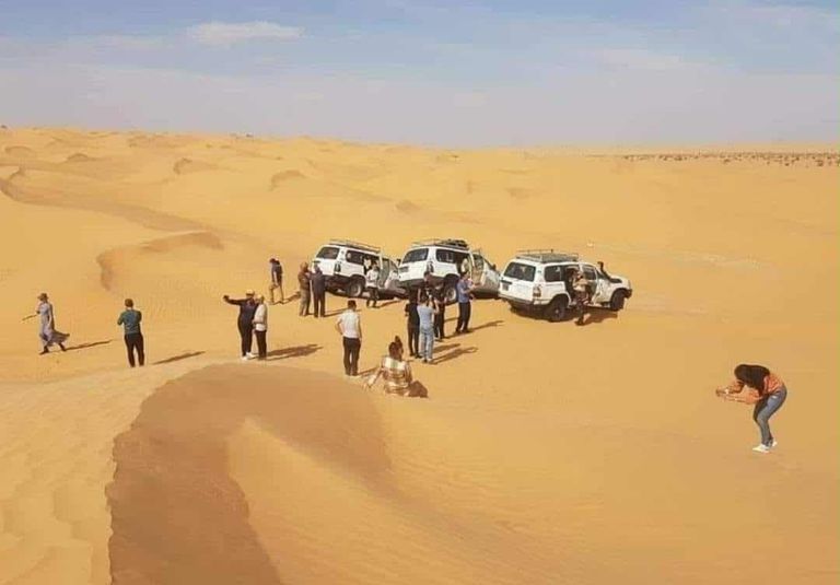صورة من صحراء دوز في تونس