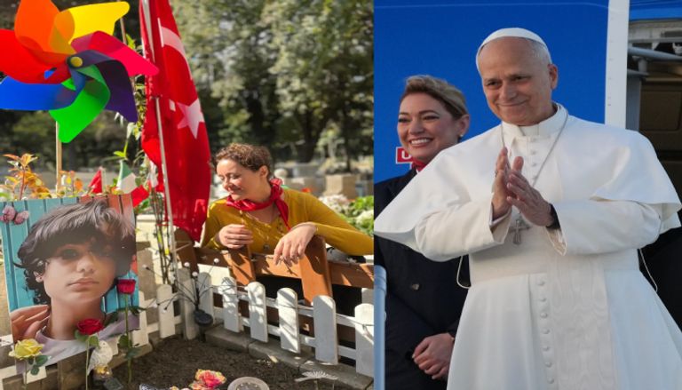 زياة بابا الفاتيكان لعائلة ماتيا مينغوزي في تركيا