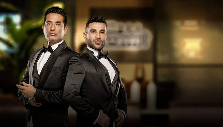 الفنان عمرو سعد وأحمد سعد