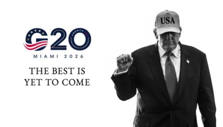 صورة ترامب على موقع القمة  