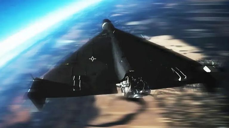 حطام مسيرة شاهد يظهر الصاروخ مثبت على ظهرها