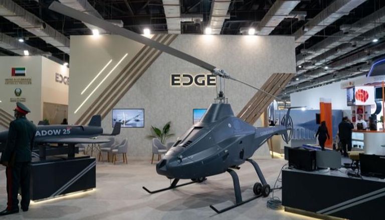 جانب من جناح الإمارات في «إيدكس 2025» بمصر