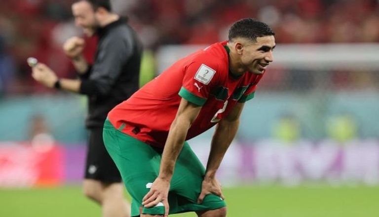 أشرف حكيمي نجم منتخب المغرب