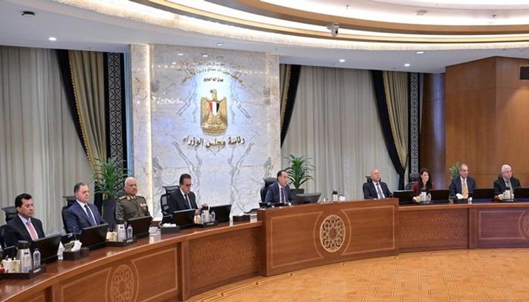 جانب من اجتماع مجلس الوزراء المصري
