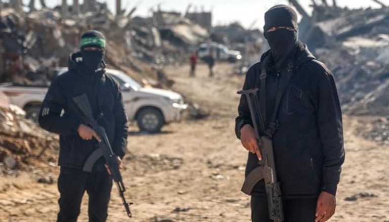 مسلحان من حماس في غزة - أ.ف.ب