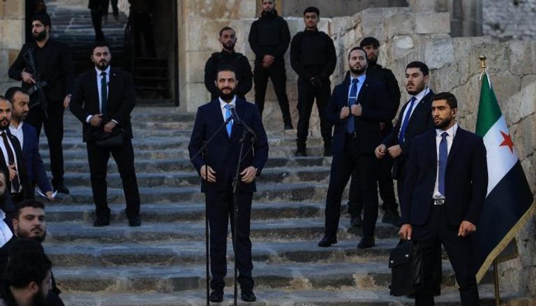 الرئيس السوري أحمد الشرع