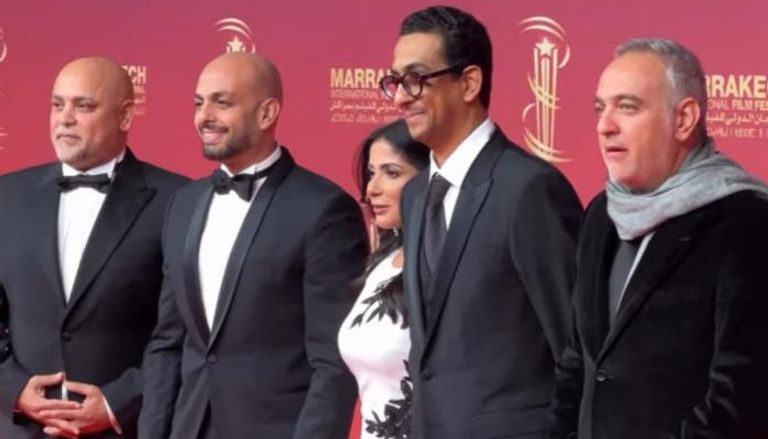 منى زكي ومروان حامد وأحمد مراد في مراكش