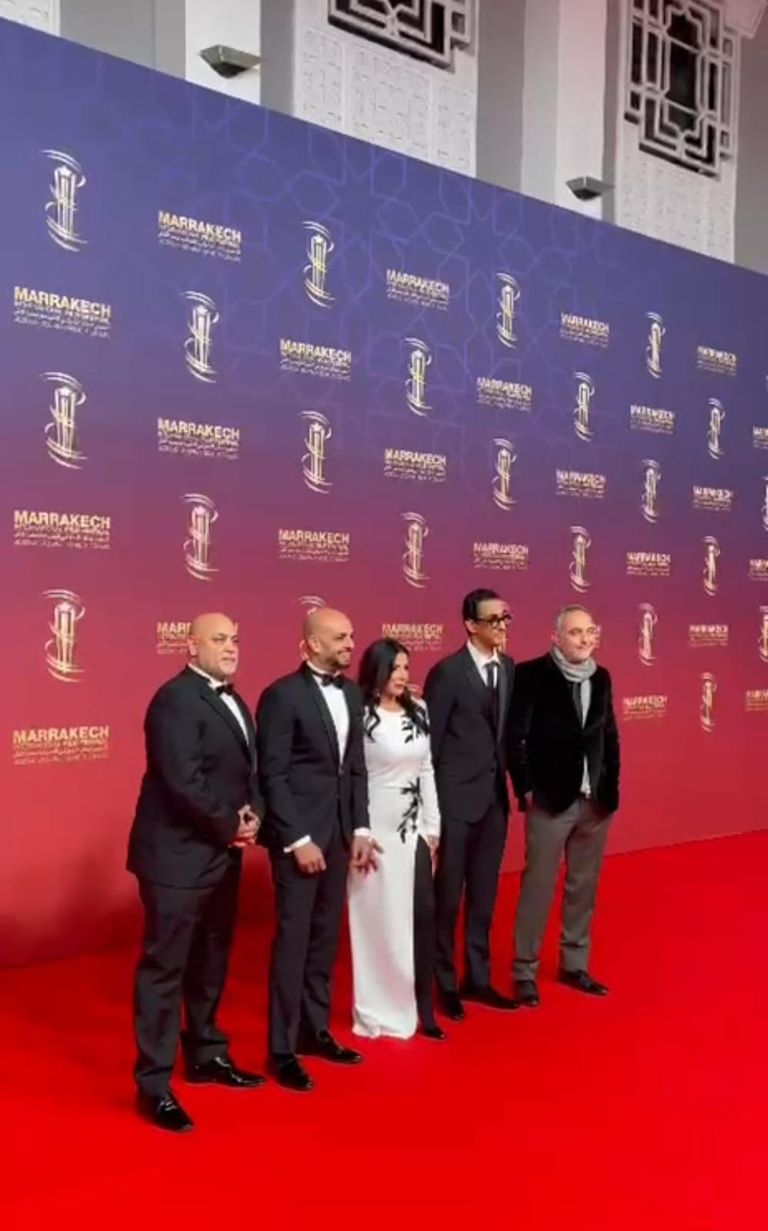 منى زكي ومروان حامد وأحمد مراد في مراكش