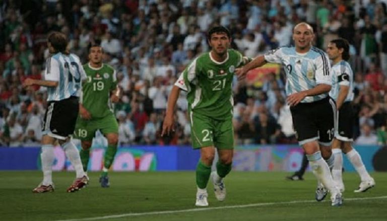 مواجهة سابقة بين الجزائر والأرجنتين