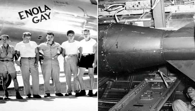 نموذح القنبلة التي غيرت وجه العالم