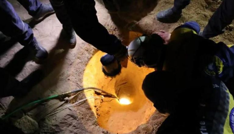 إنقاذ الطفلة شذى في إدلب