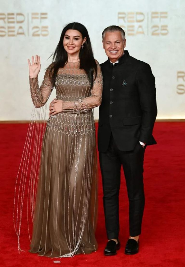 أروى جودة وزوجها