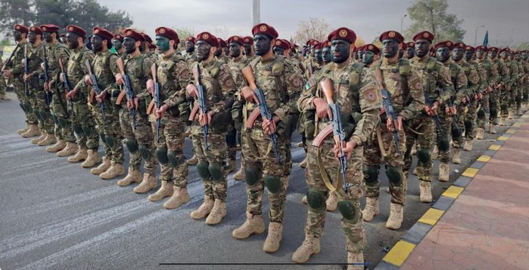 الشرع خلال العرض العسكري- سانا