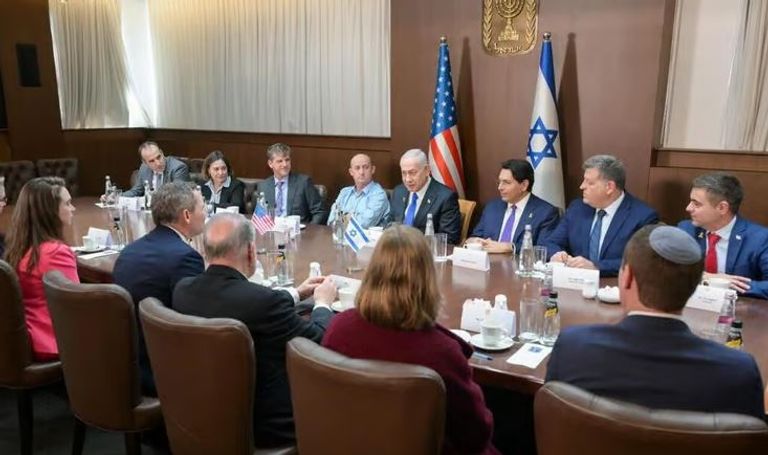 بنيامين نتنياهو ومايك والتز