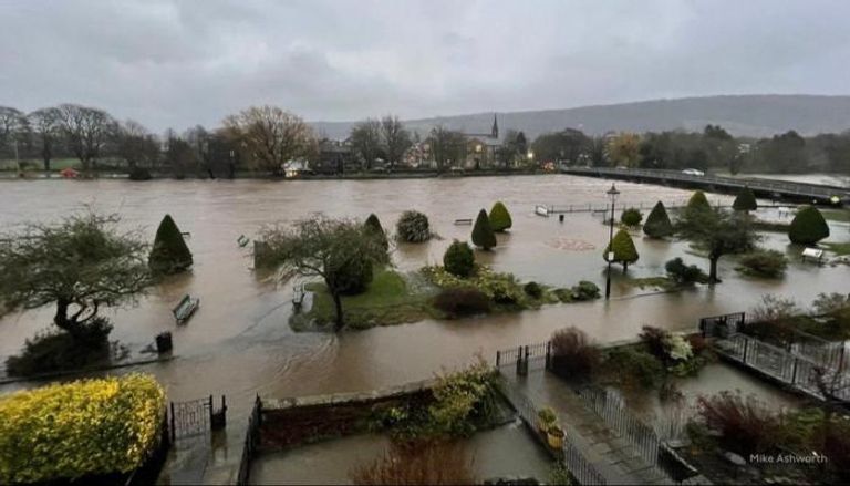 عاصفة تضرب بريطانيا- أرشيفية