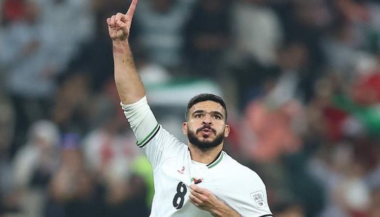 حامد حمدان لاعب منتخب فلسطين