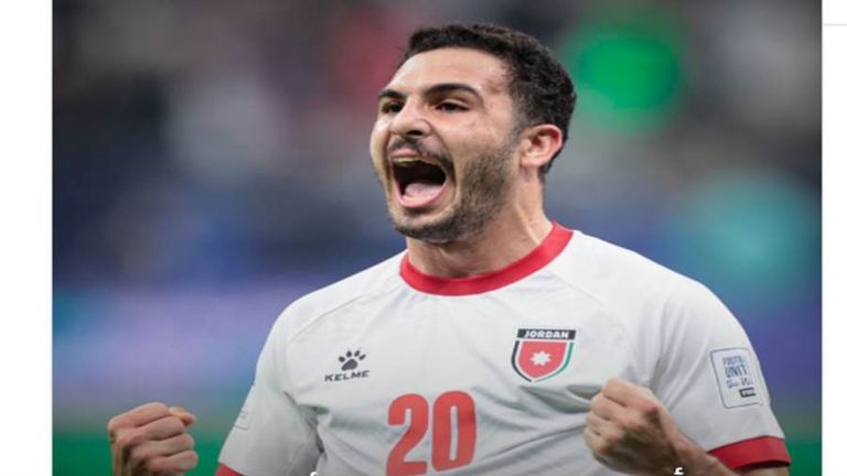 مهند أبو طه حامد حمدان لاعب منتخب فلسطين