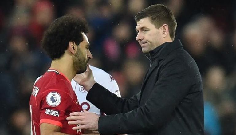 محمد صلاح وجيرارد في ليفربول