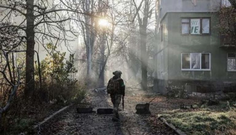 جندي أوكراني في دونيتسك