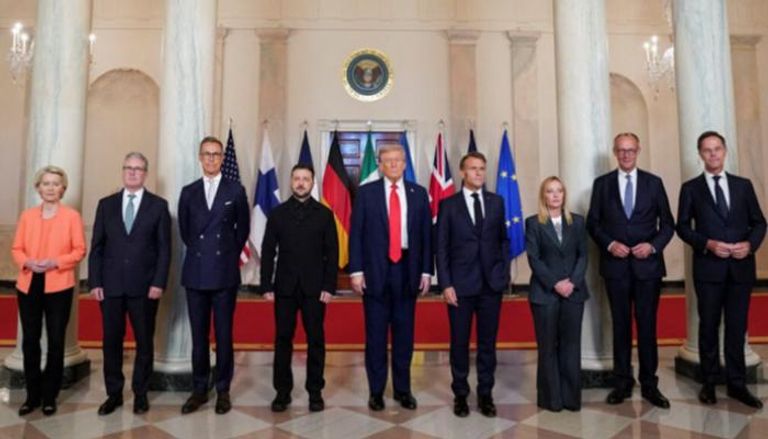 ترامب وزيلينسكي وقادة من أوروبا