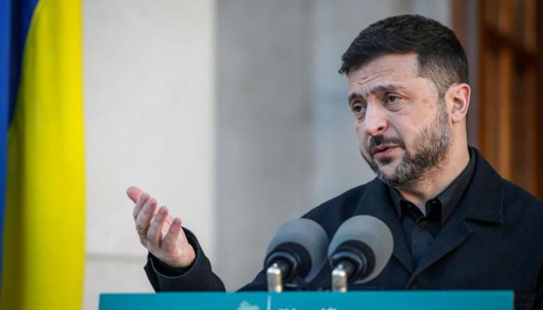 الرئيس الأوكراني فولوديمير زيلينسكي