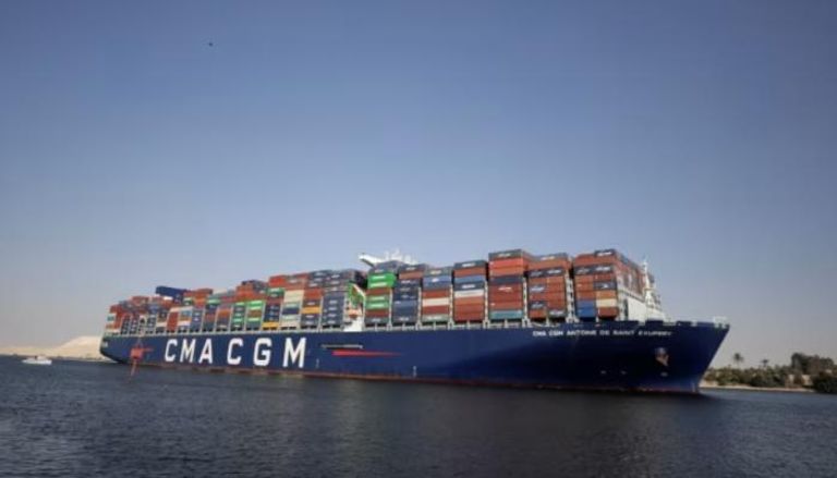 ناقلة حاويات تابعة لمجموعة CMA CGM للشحن
