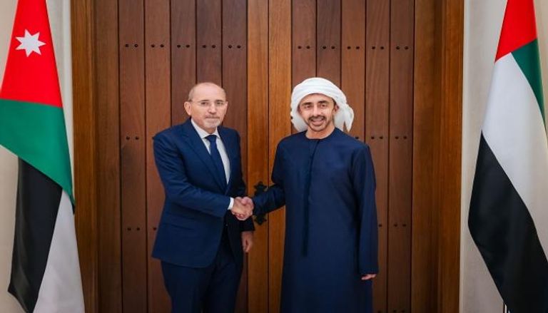 الشيخ عبدالله بن زايد آل نهيان وأيمن الصفدي