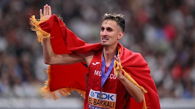 سفيان البقالي منتخب المغرب للشباب بطل العالم