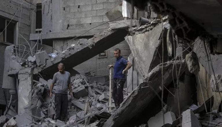 آثار الدمار في غزة