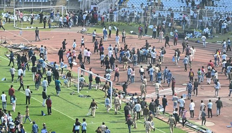 الفوضى خلال جولة ليونيل ميسي