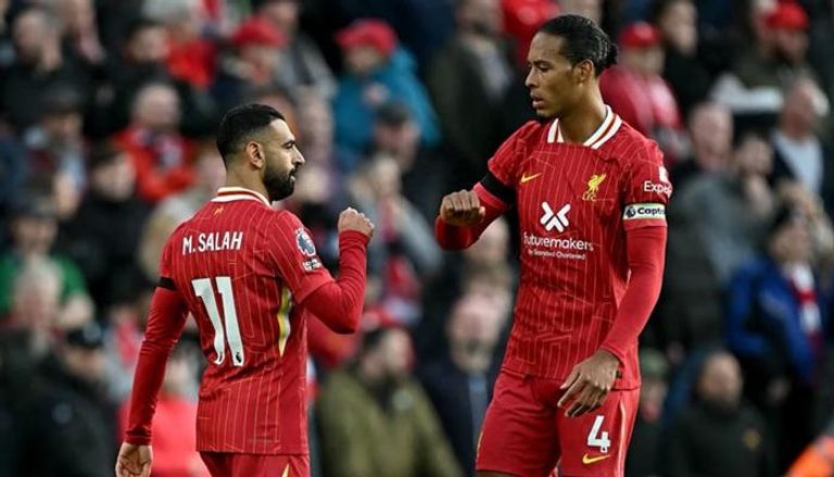 فيرجيل فان دايك ومحمد صلاح