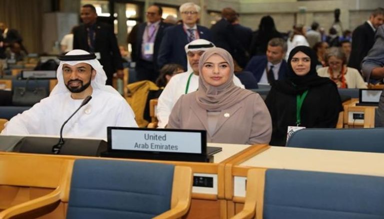 جانب من مشاركة الإمارات