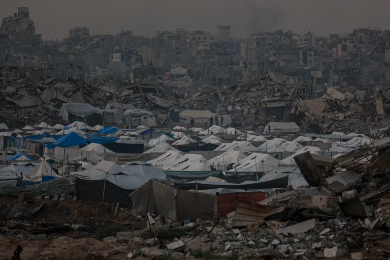 آثار الدمار في غزة