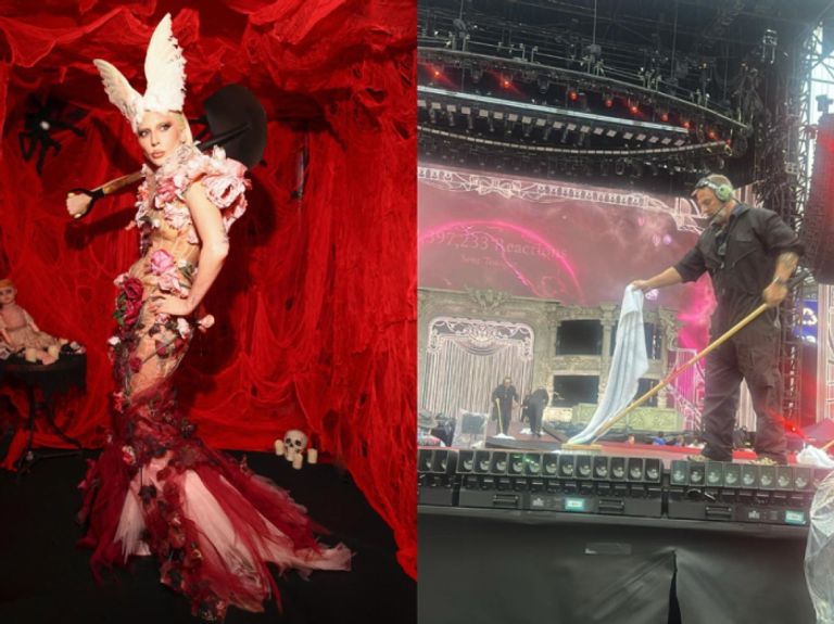 حادث على المسرح أثناء حفل ليدي غاغا حادث على المسرح أثناء حفل ليدي غاغا