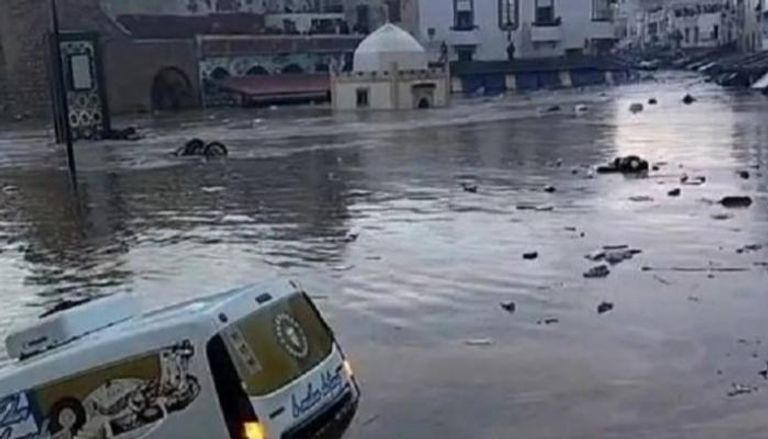 صورة متداولة للفيضانات